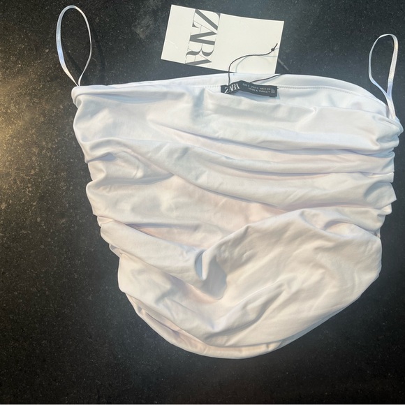Sz Small Zara tube top white - Picture 3 of 6